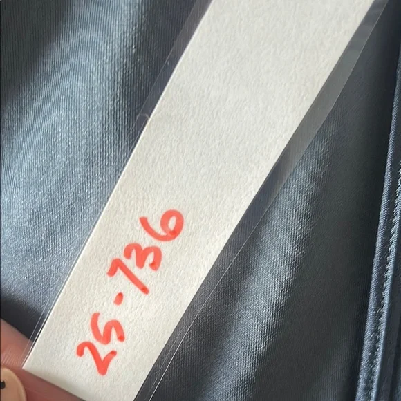 White House Black Market Blue Blazer with Shawl Collar and Tie Belt - Picture 4 of 4